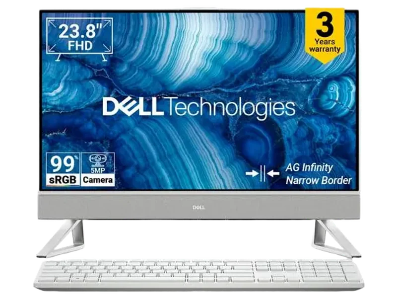 DELL Inspiron All-in-One Core i7 (16 GB DDR5/1024 GB SSD/Windows 11 Home/23.8 Inch Screen/24 AIO EC24250)