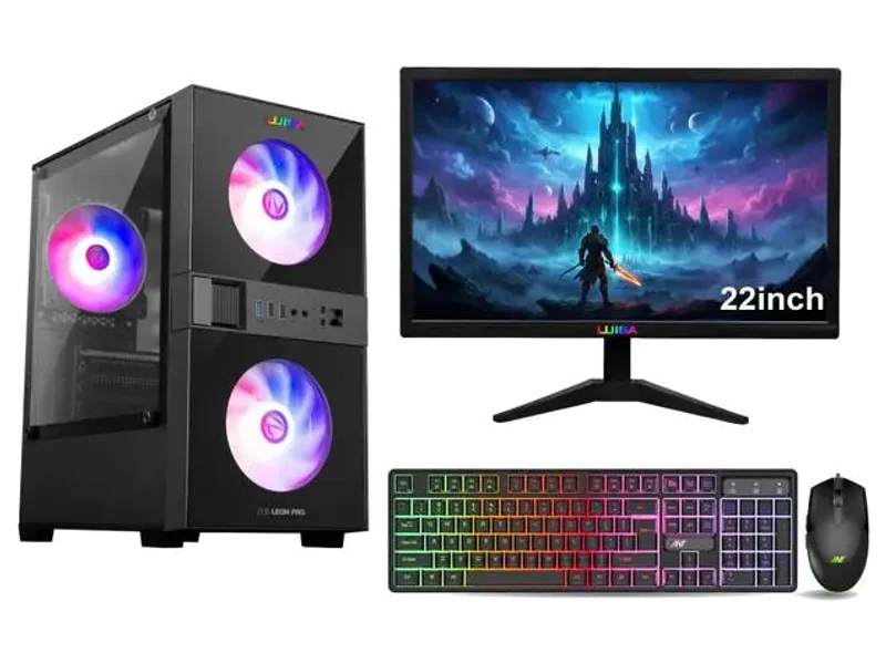 LUISA LEON PRO Core i5 (16 GB Unified/500 GB/128 GB SSD/Windows 11 Home/22 Inch Screen/LEON PRO I5-3570-16GB RAM-128GB SSD-500GB HDD-22IN DISPLAY-KEYBORD MOUSE-WIFI) with MS Office