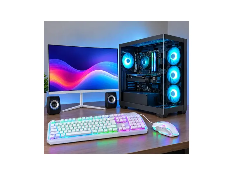 GogaTech INTEL Core i5 (12th Gen) (16 GB DDR4/512 GB SSD/Windows 11 Home/GT 730 4GB/22 Inch Screen/GAMING COMPUTER) with MS Office