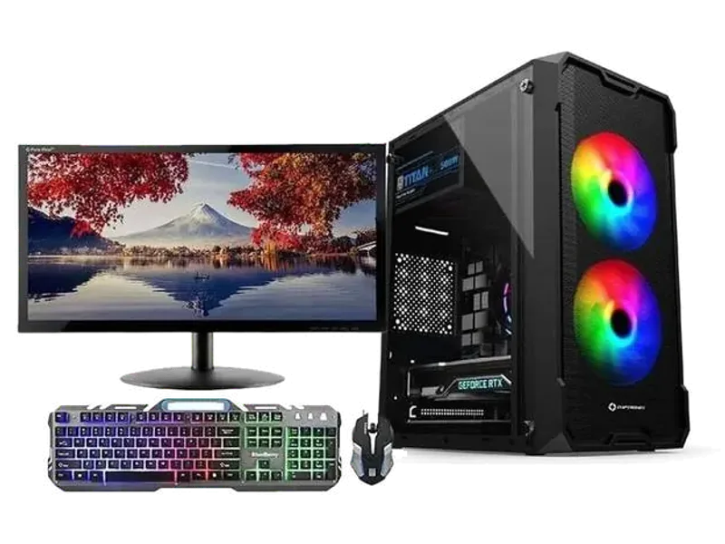 ASSEMBLEX all in one i7 7TH GAMING PC Core i7 (7th Gen) (16 GB DDR4/2 TB/256 GB SSD/Windows 11 Home/4 GB/24 Inch Screen/CORE I7 7TH GAMING CPU) with MS Office