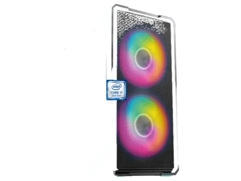 M-SAIF Core i7 - 2600 Quad Core Processor [8MB Cache, 3.40 GHz] [ACD-N5] Intel Core i7-2600 Quad Core Processor | Gaming PC | RGB-Majesty-N5 (8 GB RAM/Intel® UHD 2000 Graphics/256 GB SSD Capacity/Windows 11 Pro) Mini Tower with MS Office