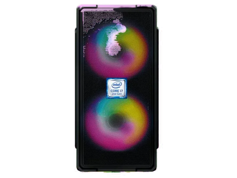 MASTERROD Core i7 (2nd Gen) Processor [8MB Smart Cache, 3.40 GHz] [EMX-N5] RGB-Majesty-N5 | Gaming PC | Intel Core i7-2600 Processor (8 GB RAM/Intel HD 4K Graphics/256 GB SSD Capacity/Windows 11 Pro) Mini Tower with MS Office