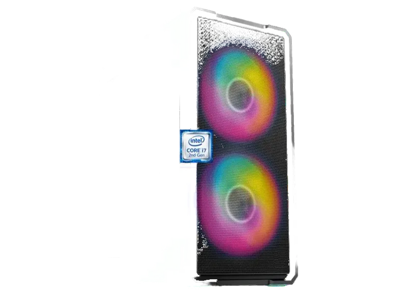 ODPRIDE Core i7 (2nd Gen) Quad Core Processor [8MB Cache, 3.40 GHz] [GWT-N5] Intel Core i7-2600 Quad Core Processor | Dual RGB Fans | Gaming PC (8 GB RAM/Intel® HD Graphics/256 GB SSD Capacity/Windows 11 Pro) Mini Tower with MS Office