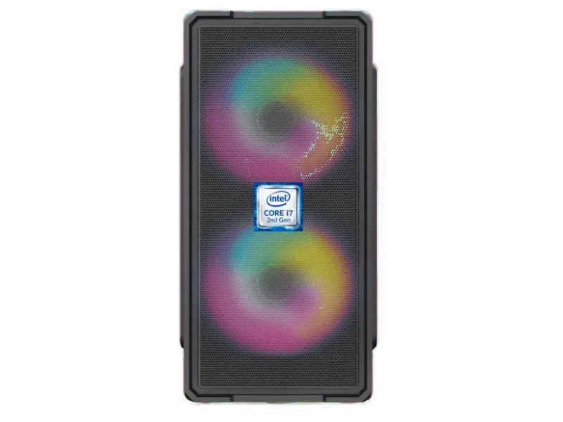 Bestarc Core i7 (2nd Gen) Processor [CBF-N5] Gaming PC with RGB Fans | Intel Core i7-2600 Quad Core Processor (8 GB RAM/Intel HD 4K Graphics/256 GB SSD Capacity/Windows 11 Pro) Mini Tower with MS Office