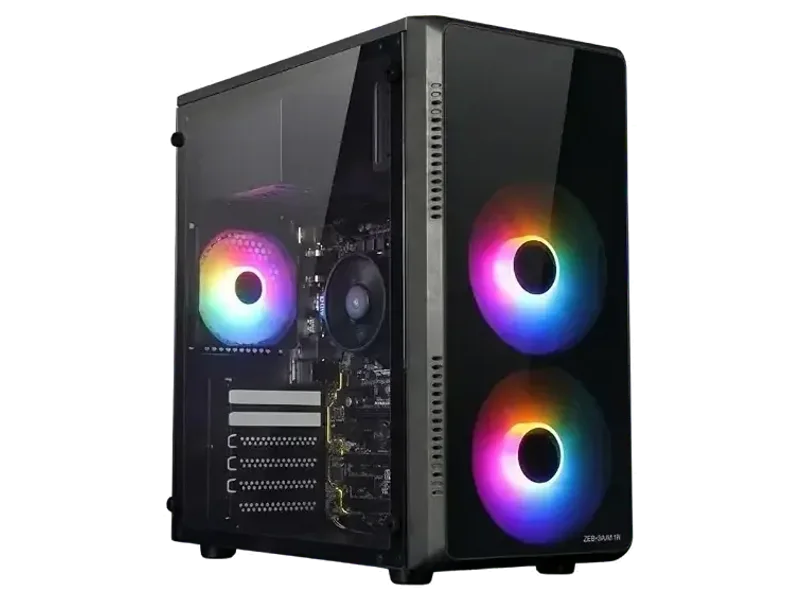 Assembled Gaming Desktop PC Core i7 6th Gen (3.40GHz) | 8GB RAM | 512GB Fast Boot SSD | Windows 11 Pro | WiFi | HDMI VGA | USB 3.0 | RGB Cabinet (3 Fans) | Office Editing Home Computer