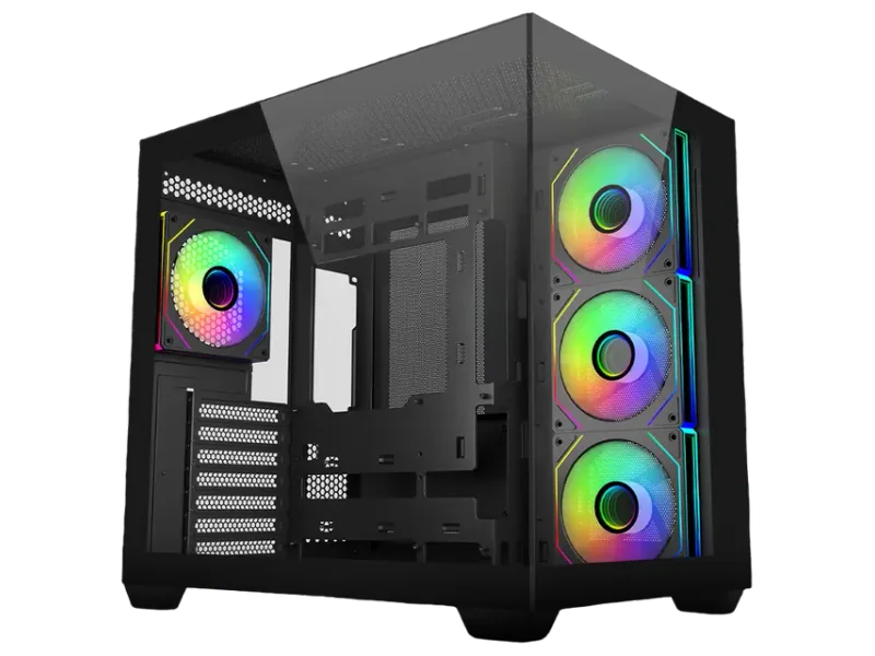 SymX FS39 ( Intel Core Ultra 5 245KF / NVIDIA RTX 5070 Ti 16GB / 32GB RAM DDR5 / 1TB M.2 NVME Gen4 SSD ) Custom PC Build ( For Flight Simulator & Racing Simulators )
