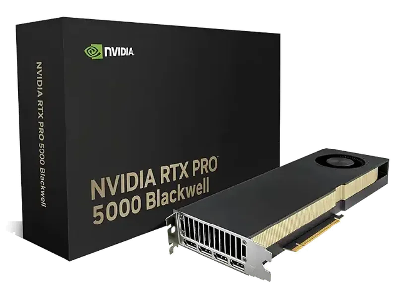 NVIDIA RTX-PRO-5000-BWL Blackwell 48GB GDDR7 ECC Workstation Graphics Card | PCIe 5.0 | AI, Rendering, CAD GPU | 3-Year Manufacturer Warranty