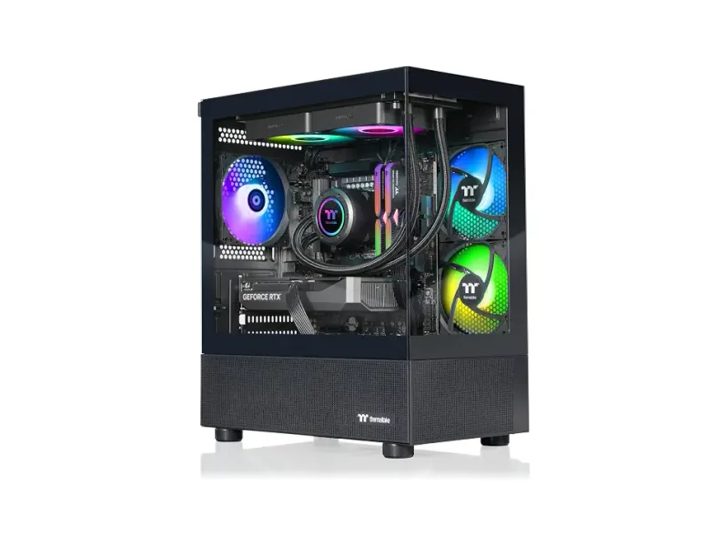 Thermaltake LCGS View i570-170 Gaming Desktop (Intel Core™ i9-14900KF, ToughRam 32GB DDR5 6000MT/s RGB Memory, NVIDIA® GeForce RTX™ 5070, 1TB NVMe M.2, WiFi, Windows 11) V17B-B76B-570-LCS