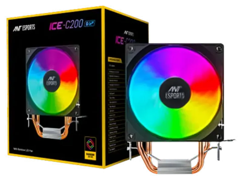 Ant Esports ICE-C200 V2 120mm CPU Air Cooler