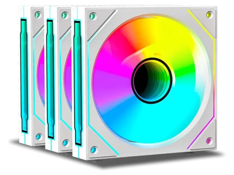 ANT Esports Stackerflow Kit 120mm 3-IN-1 Case Fan Kit ARGB (White)