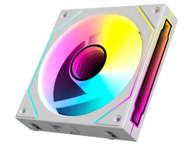 ANT ESPORTS Stackerflow 120mm ARGB Cabinet Fan ( White ) ( Triple Pack )
