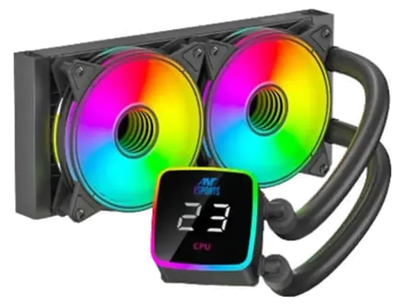 ANT ESPORTS ICE-Flow 240 ARGB 240mm CPU Liquid Cooler (Black)