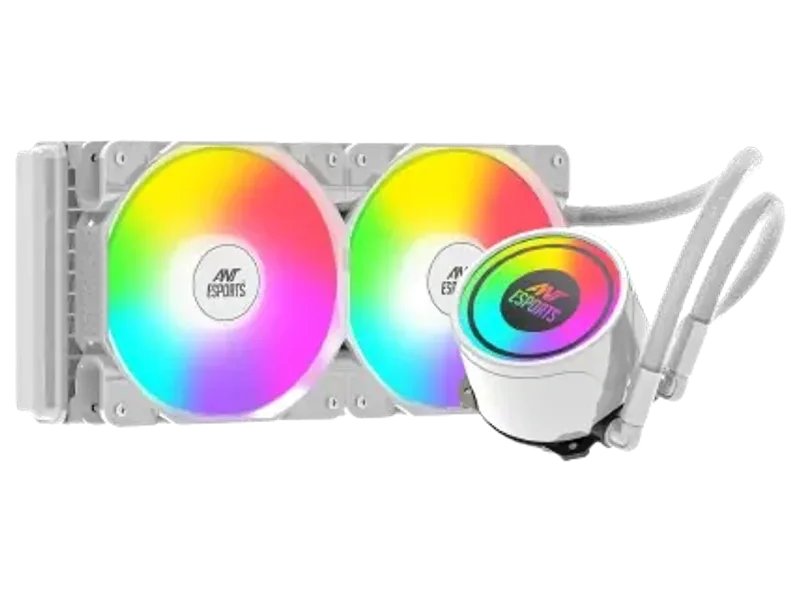 ANT Esports CPU Cooler ICE-240 ARGB White