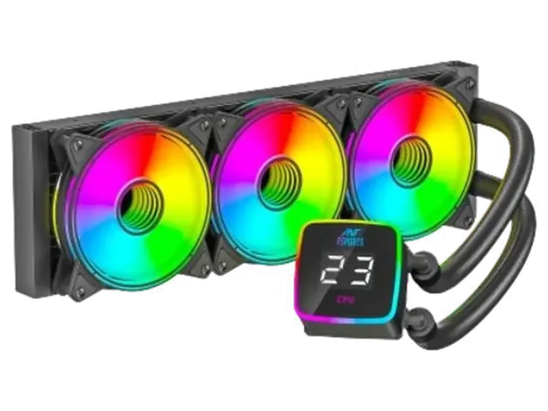 ANT ESPORTS ICE Flow 360 ARGB 360mm CPU Liquid Cooler (Black)