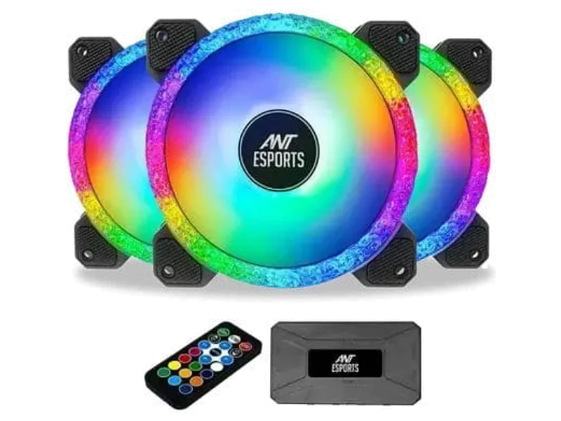 ANT ESPORTS Royaleflow RF120 ARGB Cabinet Fans Kit ( Triple Pack )