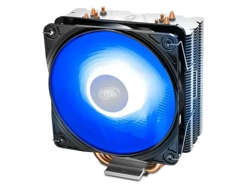 DEEPCOOL Gammaxx 400 V2 With Blue LED 120mm Single Tower CPU Air Cooler (Black)