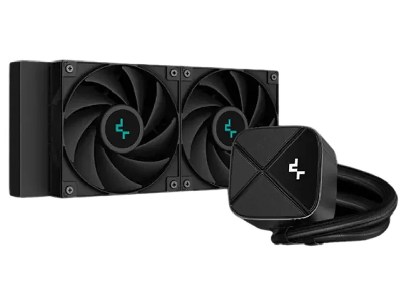 DEEPCOOL LS520S Zero Dark 240mm Liquid CPU Cooler (Black)