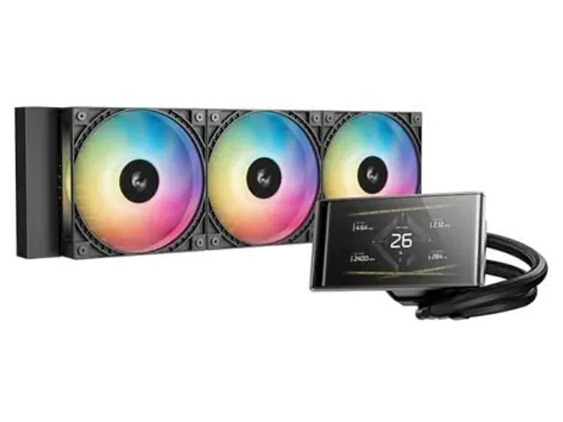 Deepcool LT360 VISION ARGB 360mm Liquid CPU Cooler R-LT360VISION-BKAMMC-G-1