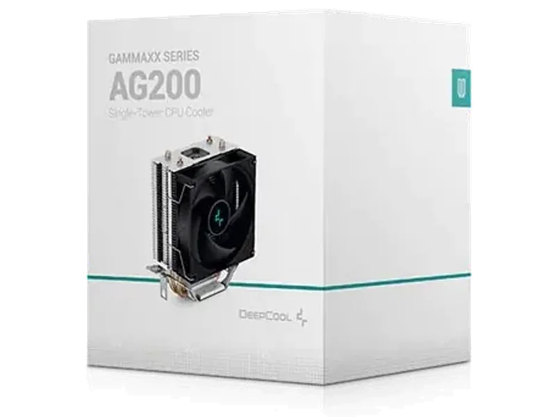 DeepCool AG200 Compact Single-Tower CPU Cooler R-AG200-BKNNMN-G