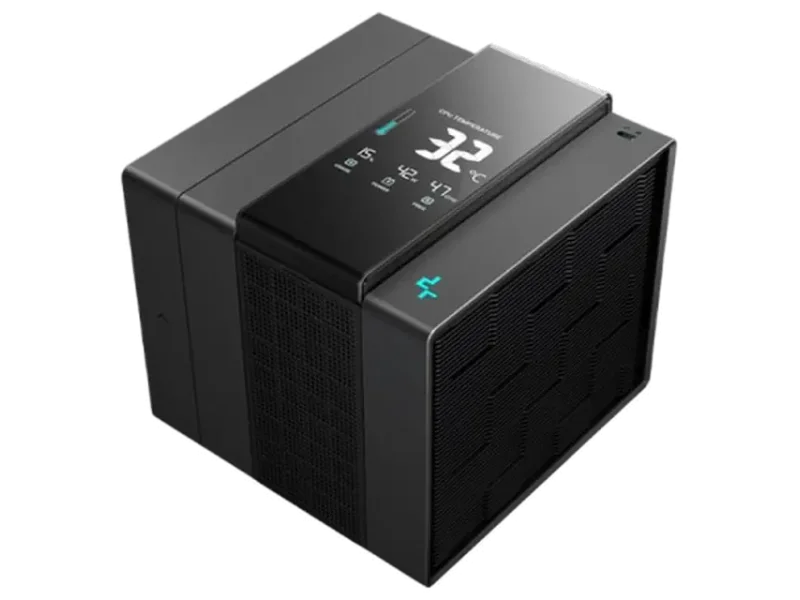 DEEPCOOL Assassin IV VC Vision Digital Dual Tower Air Cooler ( Black )