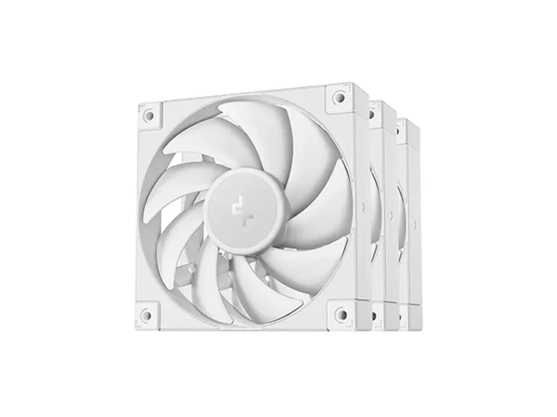DEEPCOOL FD12 Non-RGB Cabinet Fans ( White ) ( Triple Pack )