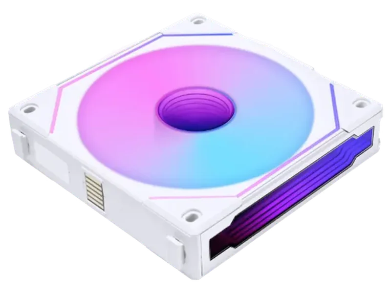 LIAN LI UNI SL Infinity Reverse Blade 120 120mm ARGB Cabinet Fan (White) (Single Pack)
