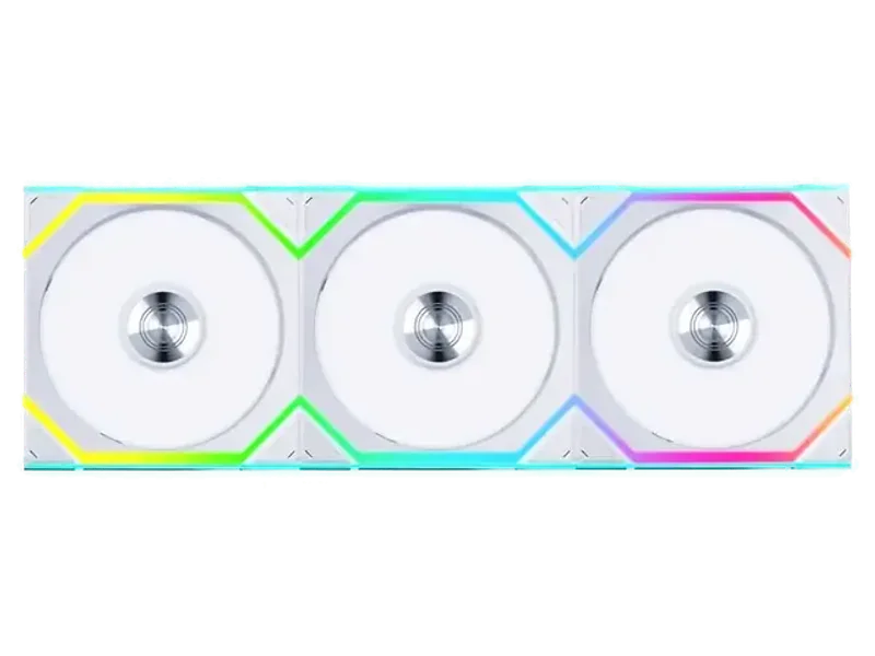 Lian Li UNI FAN SL Wireless 3x 120mm Reverse Blade Fan Kit White(12RSL1W3W)