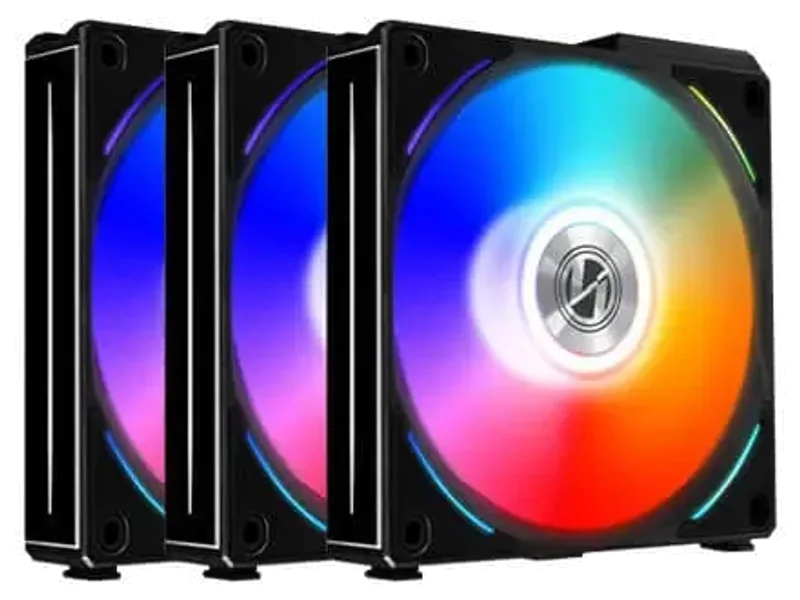 LIAN LI UNI Fan AL120 120mm ARGB Cabinet Fan (Black) (Triple Pack)