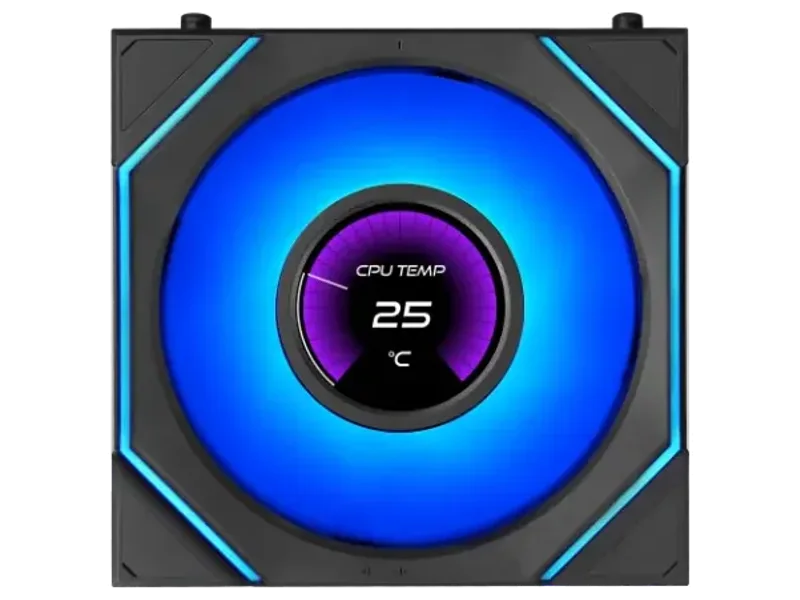 Lian Li Uni Fan SL-INF LCD Flex 120mm Cabinet Fan Black