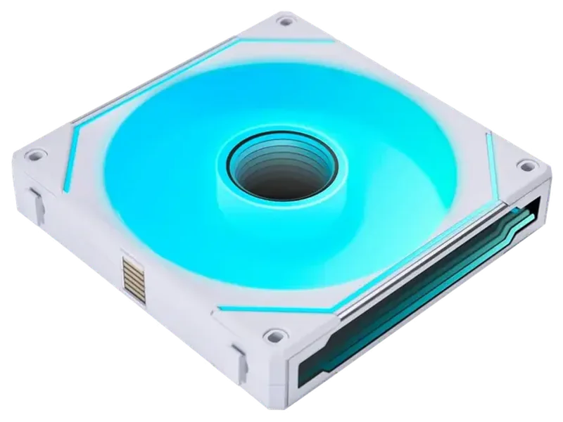 Lian LI UNI Fan SL-INF Reverse Blade 140 Infinity Mirror 140mm ARGB Single Pack Case Fan - White G99.14RSLIN1W.IN