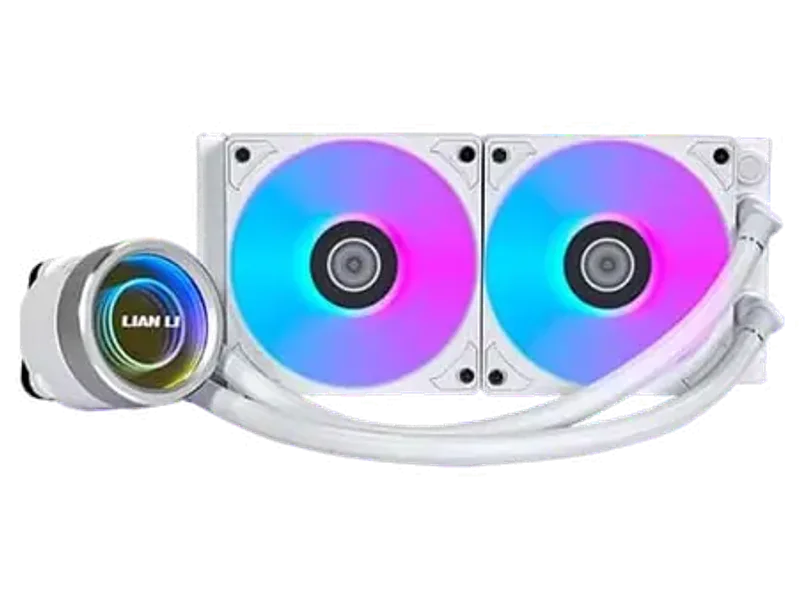 Lian Li Galahad II Trinity ARGB 240mm CPU Liquid Cooler White G89-GA2T24W-IN