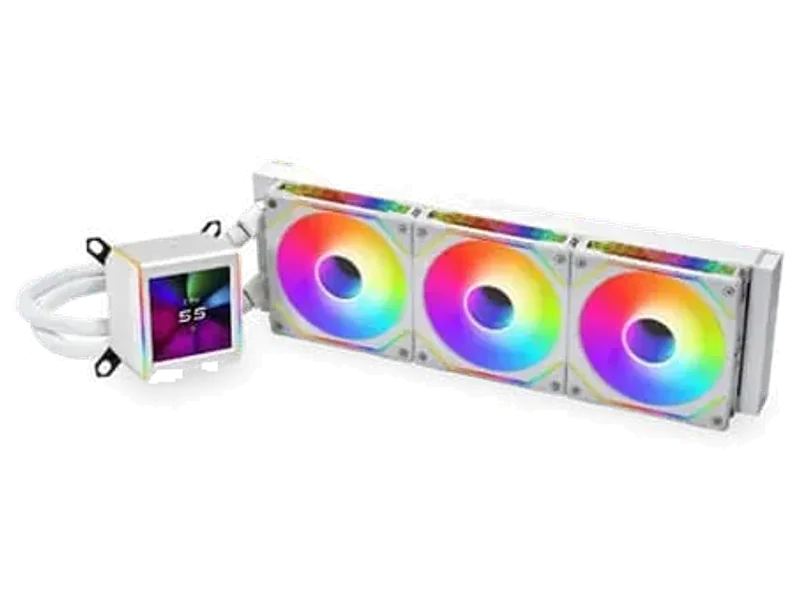 Lian LI Galahad II LCD 360 Trinity SL Infinity 360mm AIO Liquid Cooler White G89.GA2ALCD36INW-IN