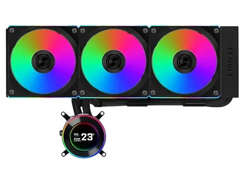 Lian LI Hydroshift II LCD-C 360CL Black RGB CPU Liquid Cooler (G89.GHS2LCD36RB.IN)
