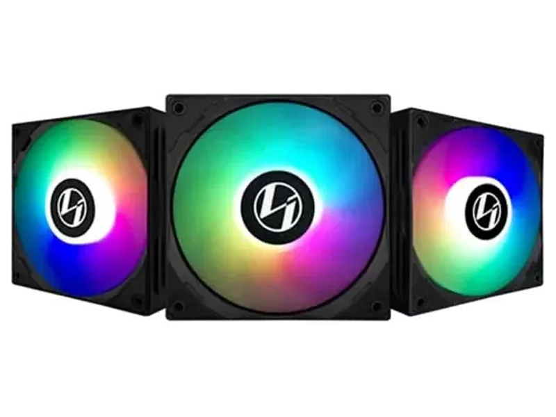 Lian LI ST120 Cabinet Fan Triple Pack Kit Black G99.ST1203B.IN