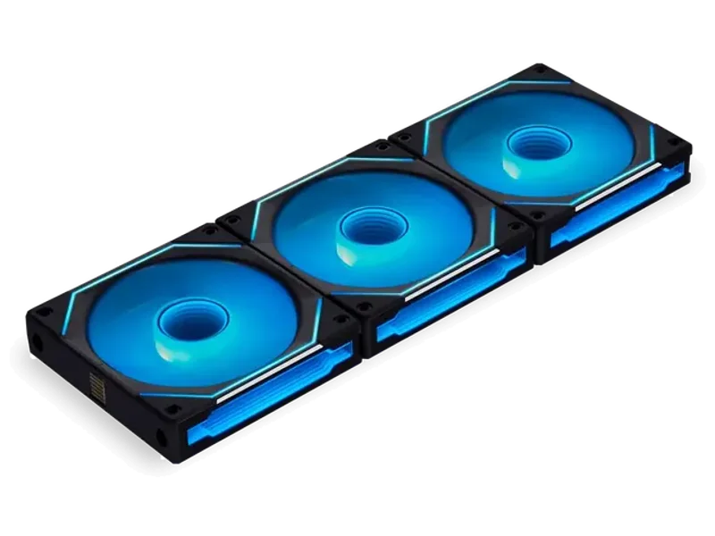 Lian LI Unifan SL120 Infinity Cabinet Fan Triple Pack Black