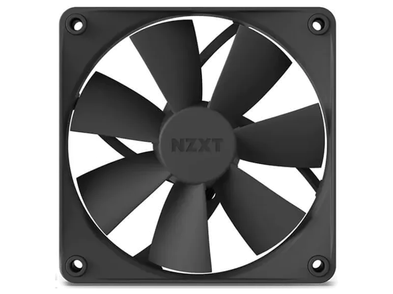 NZXT F120P 120mm Non-RGB Cabinet Fan (Black) (Single Pack)