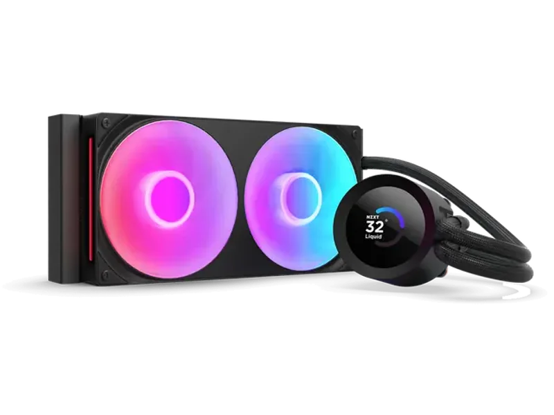 NZXT Kraken Plus RGB 240mm AIO CPU Liquid Cooler ( Black )