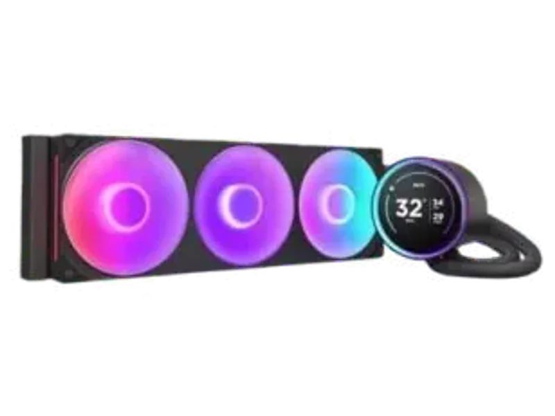 NZXT Kraken Elite 360 RGB CPU Liquid Cooler with IPS LCD (Black) RL-KR36E-B2