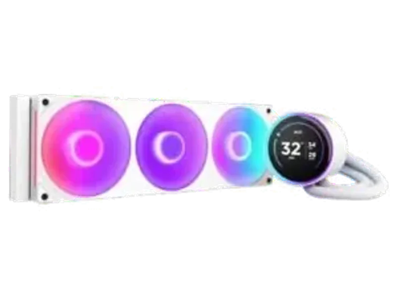 NZXT Kraken Elite 360 RGB CPU Liquid Cooler with IPS LCD (White) RL-KR36E-W2