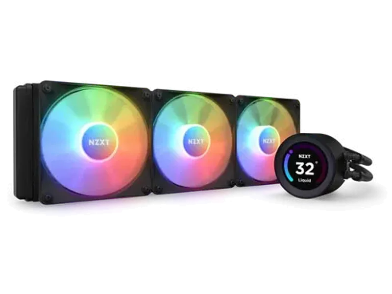 NZXT 360mm Kraken Elite RGB All-in-One Liquid CPU Cooler (Black) RL-KR36E-B1