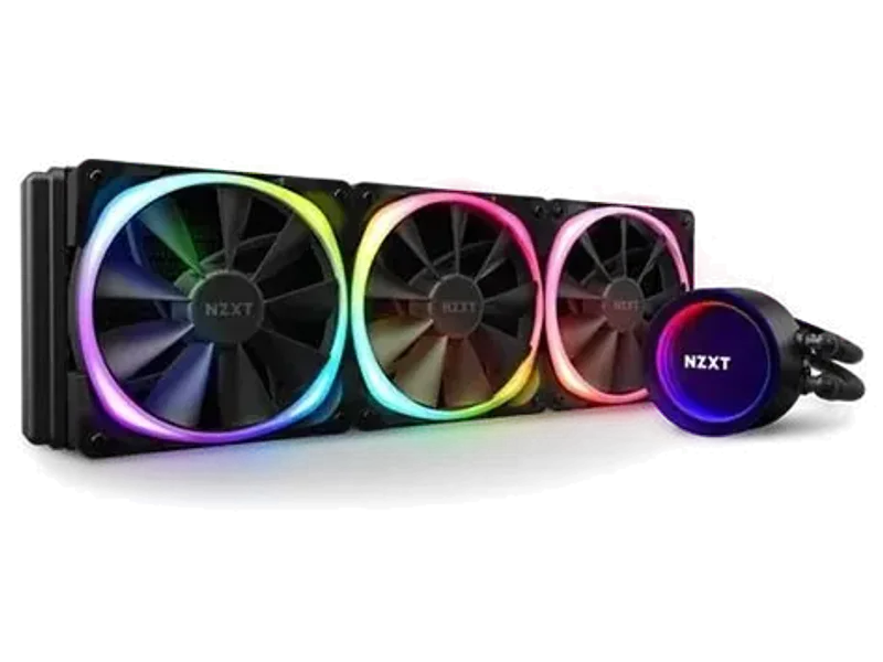 NZXT KRAKEN X73 ARGB All in one 360mm CPU Liquid Cooler AND CAM COMPATIBLE With AER RGB FAN RL-KRX73-R1