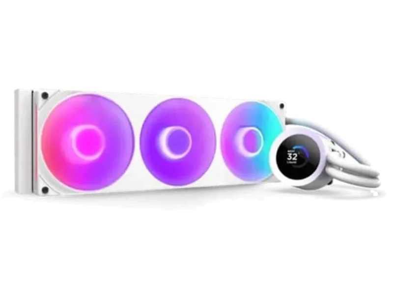 NZXT Kraken Plus RGB 360mm CPU Liquid Cooler ( White )