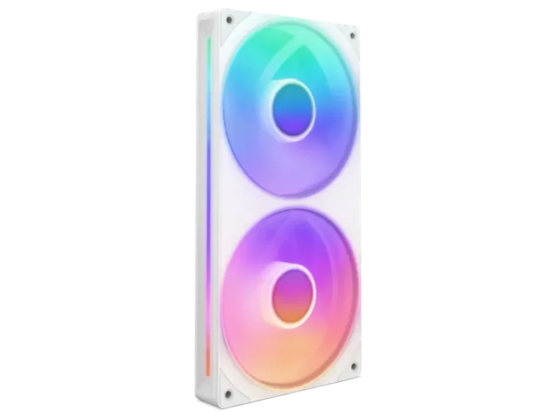 NZXT F240 Core RGB Cabinet Fan ( White ) ( Dual Pack )