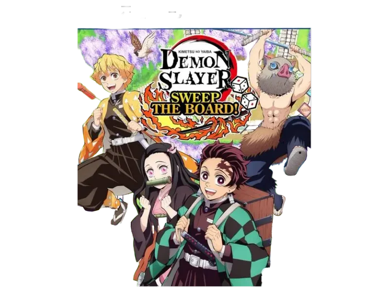 Demon Slayer Kimetsu no Yaiba Sweep the Board PS5 Game CD | Anime Board Game Party Adventure with Dice Roll Gameplay | Mini-Games | PS game with Iconic Locations & Family Friends Fun | playstation 5 games for Anime Party Fans (Standard Edition Asia / Multi-Language)