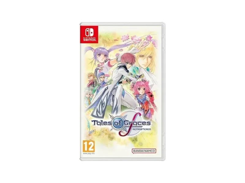 Tales of Graces f Remastered Nintendo Switch Games CD | Action RPG Adventure with High-Speed Battles | Fighting Style Switching | Bonds & Friendship Gameplay | nintendo games switch for JRPG Fans | Perfect gift for Gamers