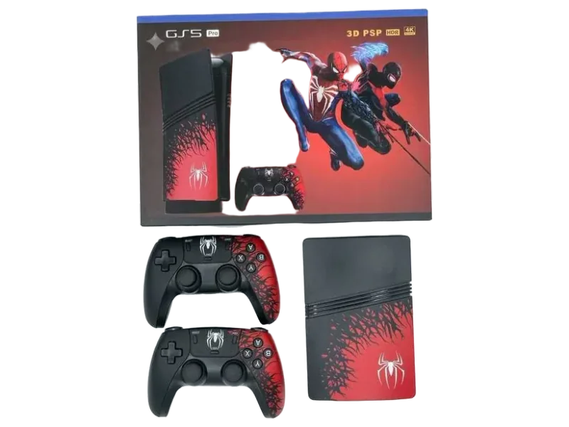 GS5 Pro Spider-Man Edition Retro Game Stick with 21,000+ Games, 40+ Emulators Special Edition