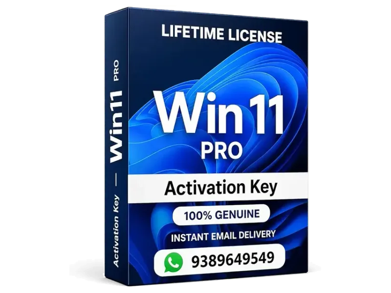 Win 11 Pro License Key | Lifetime Activation | Instant Delivery via Email | Digital Product | Works on PC & Laptop | Easy Installation | No Subscription | Full Features Enabled