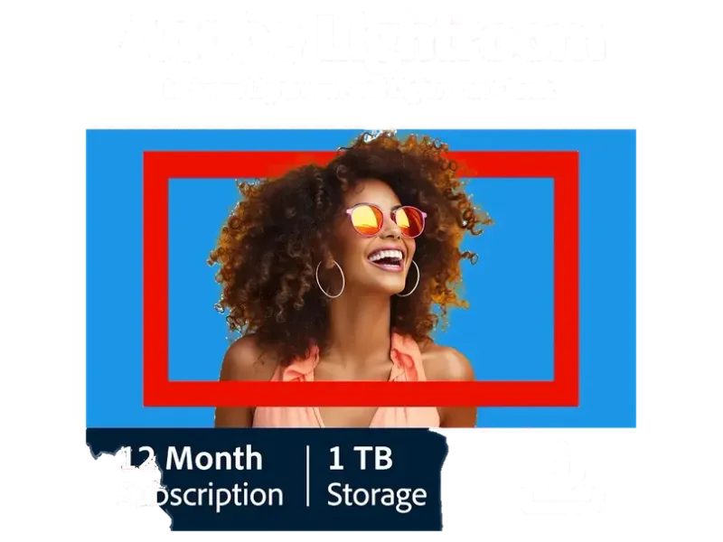 Adobe Lightroom with Lightroom Classic 1 TB | AI-assisted photo editor | 12-Month Subscription | PC/Mac | Email Delivery