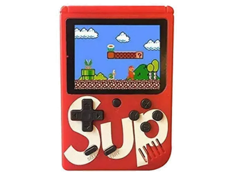 HG WORLD SUP R35X Handheld Game Stick for TV Video Games Portable Handheld Gaming Console 128MB GB with 3.5" Screen, 400+ Preloaded Retro Games, Contra, Turtles, Tank, Bomber Man, Aladdin