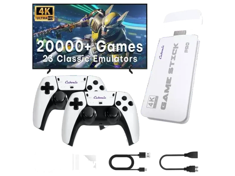 Cubonic GameVerse M15 Plus| 23 Emulators| HDMI| Dual Wireless Controller Ultimate Edition